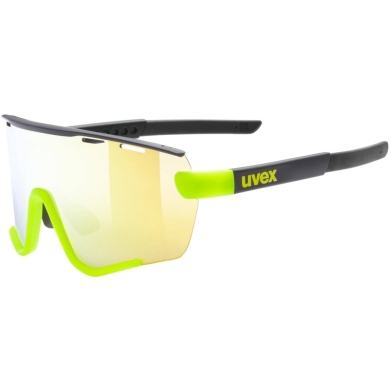 Okulary rowerowe Uvex Sportstyle 236 Set czarno-żółte