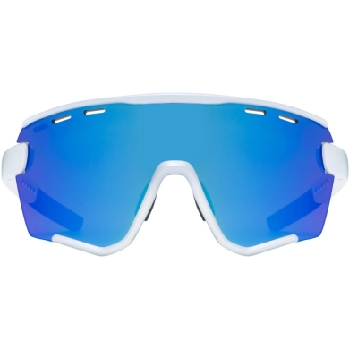 Okulary rowerowe Uvex Sportstyle 236 S Set biało-niebieskie
