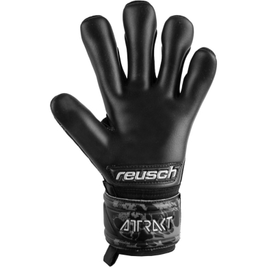 Rękawice bramkarskie Reusch Attrakt Infinity Junior czarne