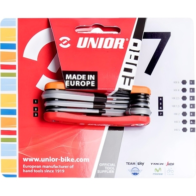 Multitool Unior Euro 7 czerwony