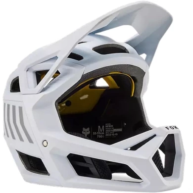 Kask rowerowy Fullface Fox Proframe Nace Junior MIPS biały