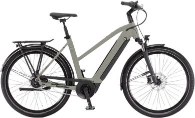 Rower elektryczny damski Winora Sinus N5 eco sage grey