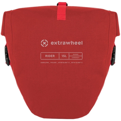 Sakwy Extrawheel Rider Premium czerwone