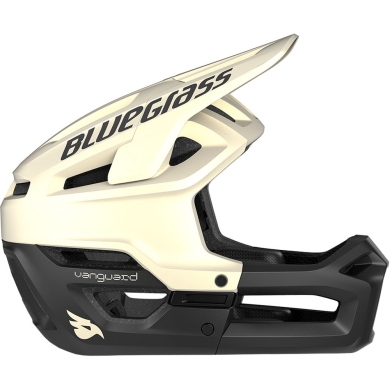 Kask rowerowy Fullface Bluegrass Vanguard Core MIPS biało-czarny