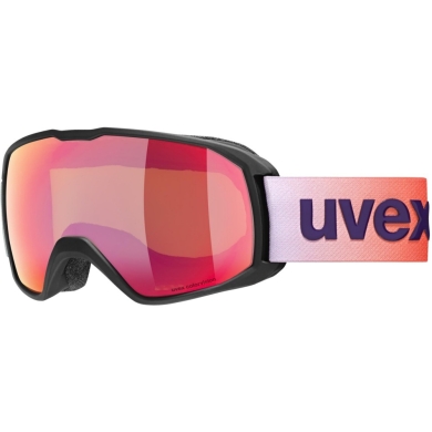 Gogle narciarskie Uvex Xcitd CV czarno-czerwone