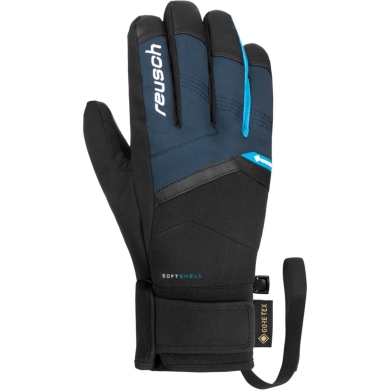 Rękawice narciarskie Reusch Blaster Gore-Tex czarno-niebieskie