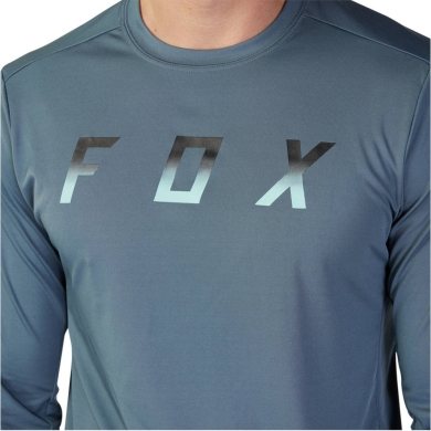 Koszulka rowerowa z długim rękawem Fox Ranger Dose niebieska