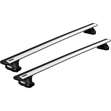 Bagażnik dachowy Thule Wingbar Evo Mercedes Benz E-Class (W213) 4-dr Sedan 16-23 fabryczne punkty srebrny