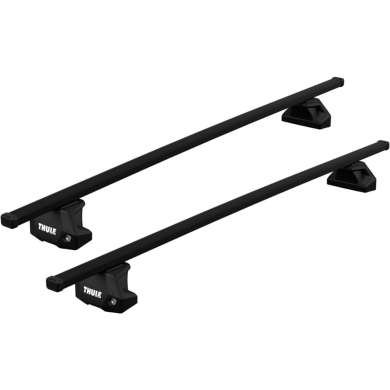 Bagażnik dachowy Thule SquareBar Evo Fiat Doblo 4-dr Van 10-22 fabryczne punkty czarny