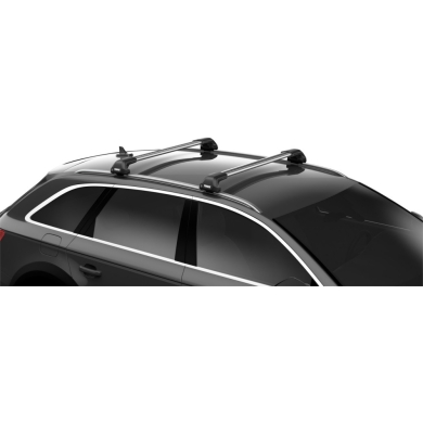 Bagażnik dachowy Thule Wingbar Edge Volvo V40 CC 5-dr Hatchback 13-19 zintegrowane relingi srebrny