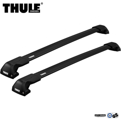 Bagażnik dachowy Thule Wingbar Edge Mini (F55) 5-dr Hatchback 14- zintegrowane relingi czarny