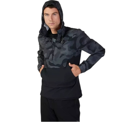 Kurtka rowerowa Fox Ranger Wind Pullover czarno-szara 2024