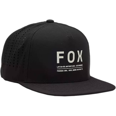 Czapka z daszkiem Fox Non Stop Tech Snapback czarna