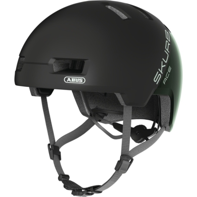 Kask rowerowy orzech Abus Skurb ACE czarno-zielony