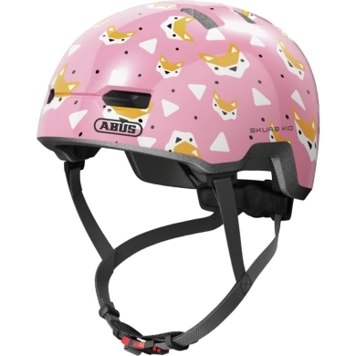 Kask rowerowy orzech Abus Skurb Kid rose foxes