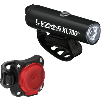 Zestaw lampek rowerowych Lezyne Classic Drive XL 700+ & Zecto Drive 200+
