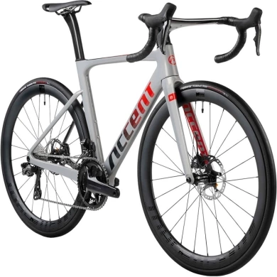 Rower szosowy Accent Cyclone Disc Ultegra Di2 szary
