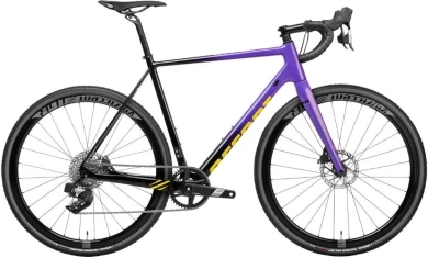 Rower gravel Accent CX-One Carbon Apex AXS fioletowo-czarny
