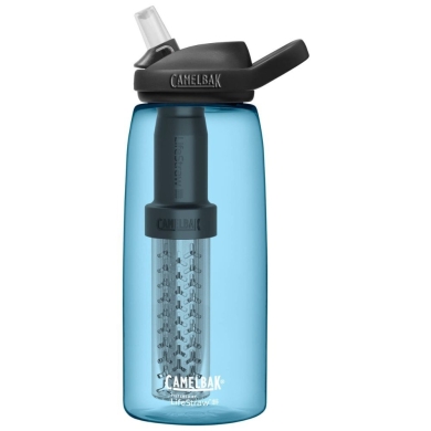 Butelka Camelbak Eddy+ z filtrem LifeStraw niebieska