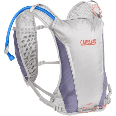 Kamizelka do biegania damska z bukłakiem Camelbak Circuit Run Vest srebrno-fiole