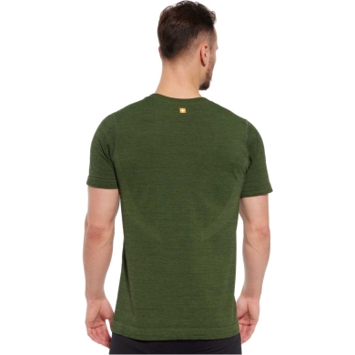 Koszulka termoaktywna Brubeck Outdoor Wool Pro ciemnozielona