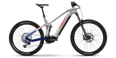 Rower elektryczny Haibike AllMtn 7 szaro-niebieski