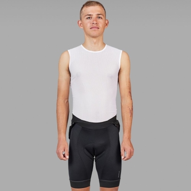 Podkoszulek bez rękawów GripGrab Ultralight Mesh biały