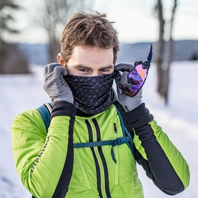 Komin GripGrab Multifunctional Fleece Thermal czarny