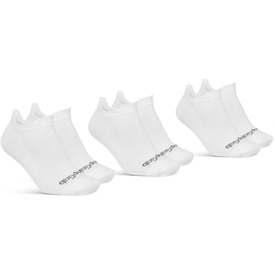 3-Pack skarpetek GripGrab Classic No Show Summer biały