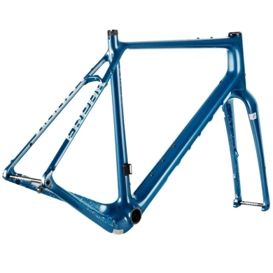 Rama gravel Accent Freak Carbon niebiesko-srebrna