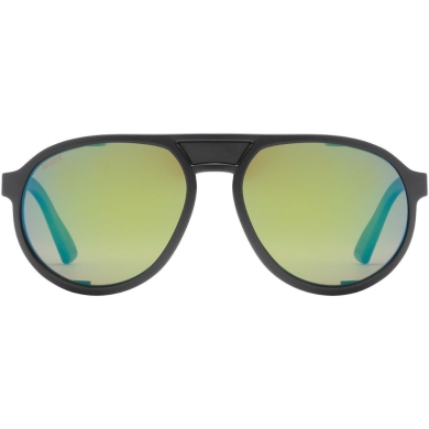 Okulary Uvex MTN Classic Pure czarne (niebieskie soczewki)