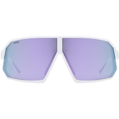 Okulary rowerowe Uvex Sportstyle 237 białe (lawendowe soczewki)
