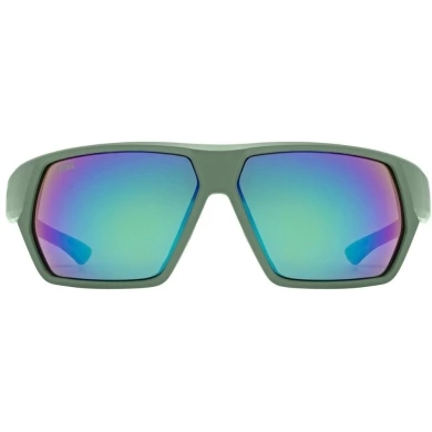 Okulary rowerowe Uvex Sportstyle 238 zielone (zielone soczewki)
