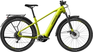 Rower elektryczny Haibike Trekking 5 High limonkowy