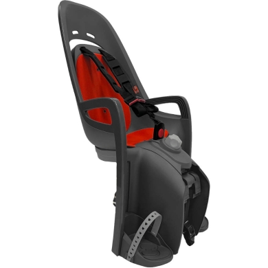 Fotelik rowerowy Hamax Zenith Relax szaro-czerwony + adapter na bagażnik