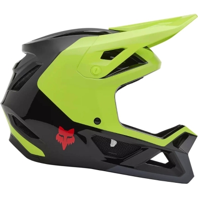 Kask rowerowy Fullface Fox Rampage Barge Junior MIPS limonkowy