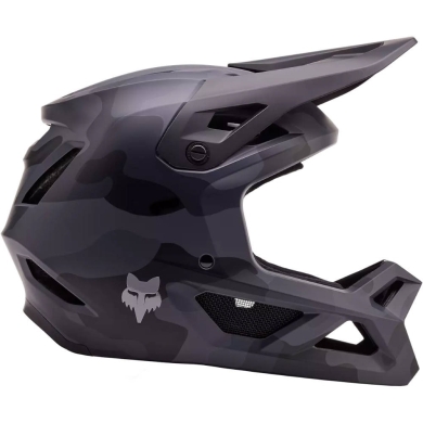 Kask rowerowy Fullface Fox Rampage Camo Junior MIPS czarno-szary