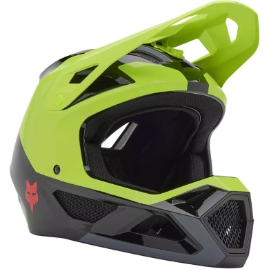 Kask rowerowy Fullface Fox Rampage Barge MIPS limonkowy