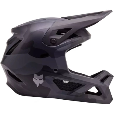 Kask rowerowy Fullface Fox Rampage Camo MIPS czarno-szary