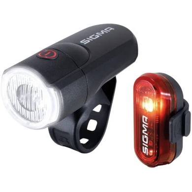 Zestaw lampek rowerowych Sigma Aura 30 & Curve
