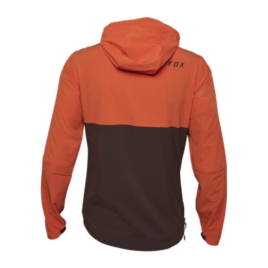 Bluza rowerowa Fox Ranger Wind Pullover pomarańczowa