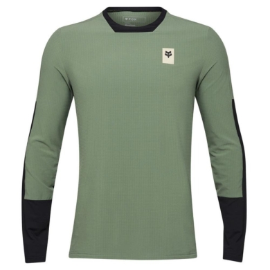 Koszulka rowerowa z długim rękawem Fox Defend Thermal Moss