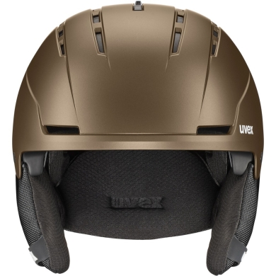 Kask narciarski Uvex Stance brązowy
