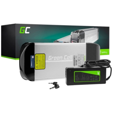 Bateria do roweru elektrycznego na bagażnik Greencell Rear Rack 540 Wh (2 Pin)