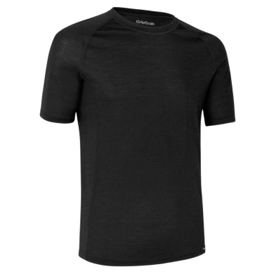 Koszulka termoaktywna GripGrab Merino Blend Thermal czarna