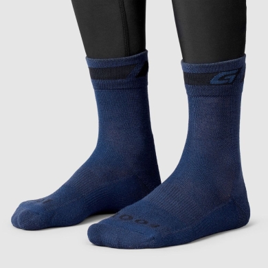 Skarpetki GripGrab Merino Winter granatowe