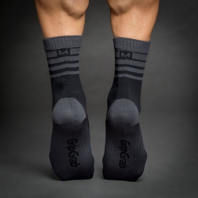 Skarpetki GripGrab Merino-Lined Waterproof Winter czarne
