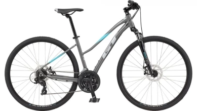 Rower crossowy damski GT Transeo Comp szary