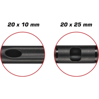 Kierownica MTB Ergotec Low Riser Bar I czarna