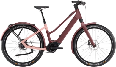 Rower elektryczny Winora iRide Pure R5f Mid red velvet
